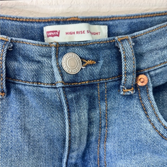 Levi's Kids Blue Distressed Jeans - Picture 2 of 14